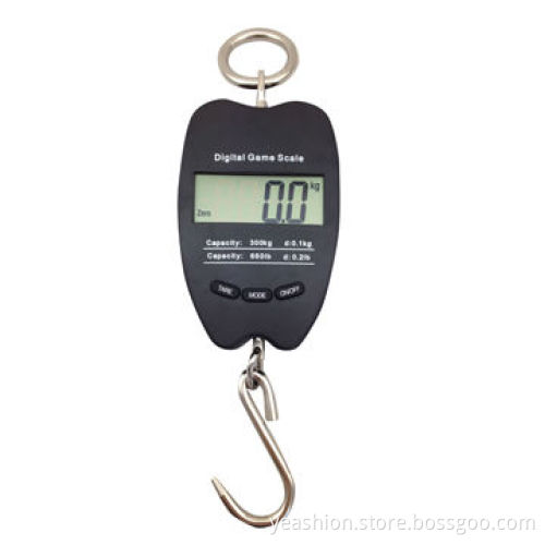 300kh/0.1g digital hanging/portable scale with ring/hooker/LCD display/CE/RoHS certifications